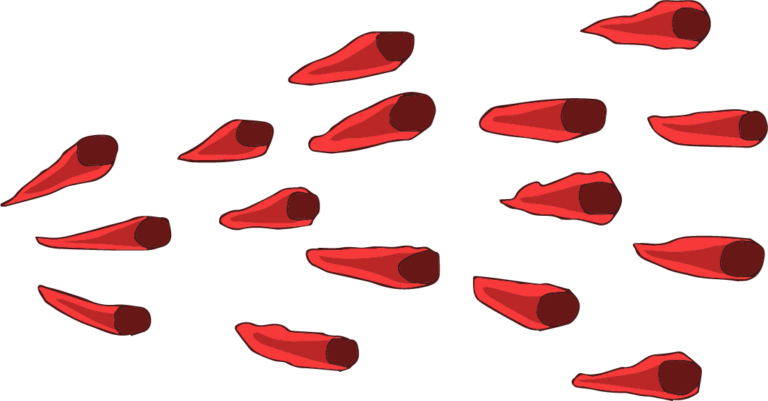 The most basic form of fire magic, the fireball packs a lot of punch for such a small object. Here, there's 16 fireballs, each with a dark red sphere in the center, hurling right. Each sphere is leading the light red tail.